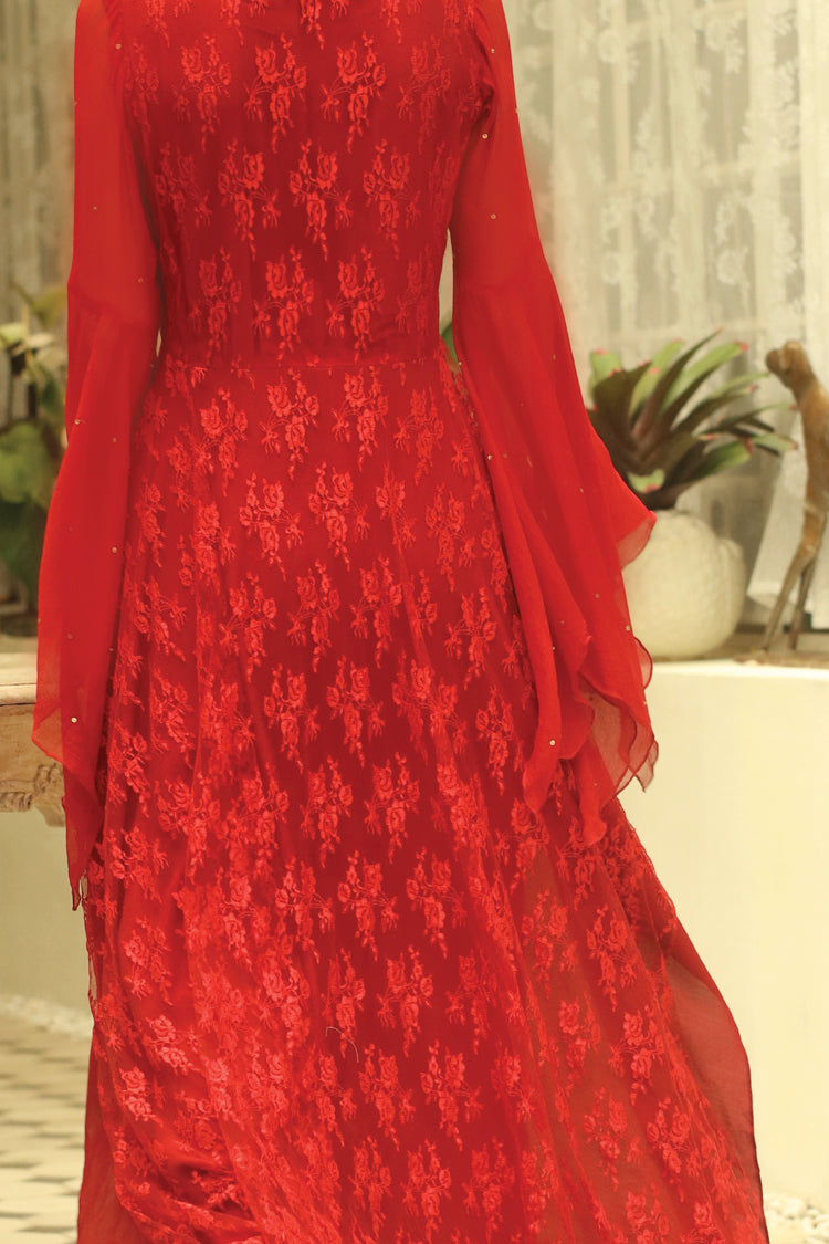 Red 2Pc Formal Suit - LS-214