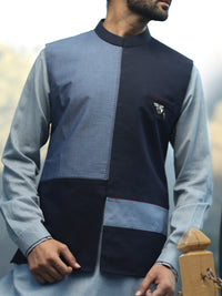 Blue Denim Waistcoat - WC-214