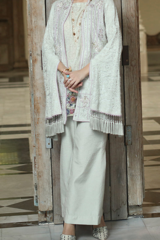 Grey Silk Viscose 3 Piece Formal Suit - LS-217