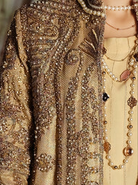 Golden Jamawar 2 Piece Formal Suit - LS-242