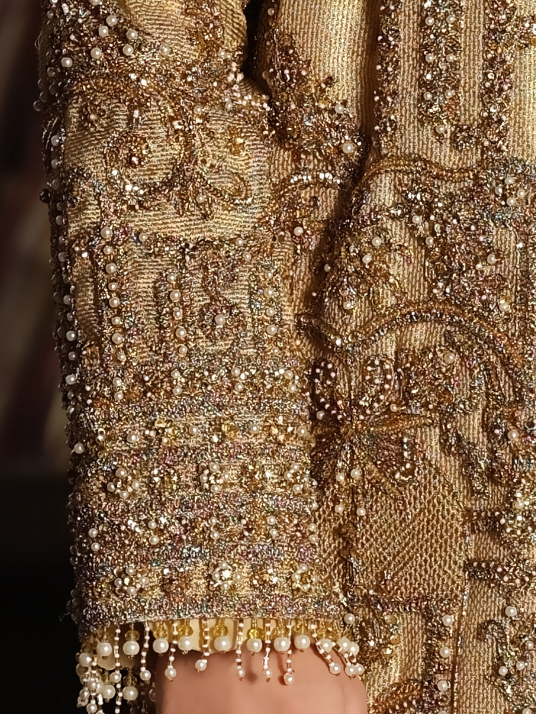 Golden Jamawar 2 Piece Formal Suit - LS-242