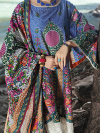 Blue Cambric 3 Piece Stitched - AWP-249