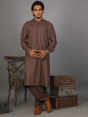 Brown Kameez Shalwar - AL-KS-2583C