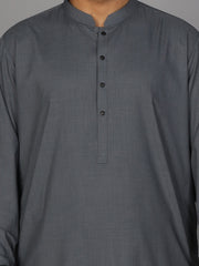 Grey Kameez Shalwar - AL-KS-2583A