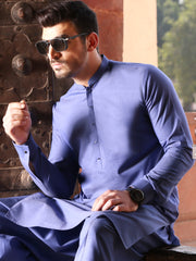 Blue Blended Kameez Shalwar - AL-KS-2597