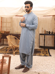 Blue Kameez Shalwar - AL-KS-2641