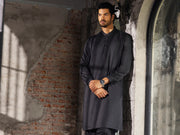 Grey Kameez Shalwar - AL-KS-2666