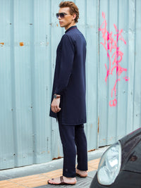 Blue Kurta Trouser - AL-KT-2681