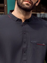 Black Kurta Trouser - AL-KT-2682