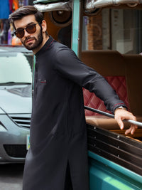 Black Kurta Trouser - AL-KT-2682