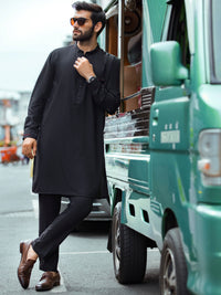 Black Kurta Trouser - AL-KT-2682