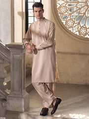 Fawn Kameez Shalwar - AL-KS-2684