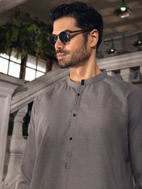 Grey Kameez Shalwar - AL-KS-2685