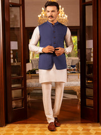 Blue Suiting Waistcoat - AL-WC-380