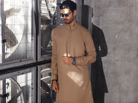 Khaki Kameez Shalwar - AL-KS-2711