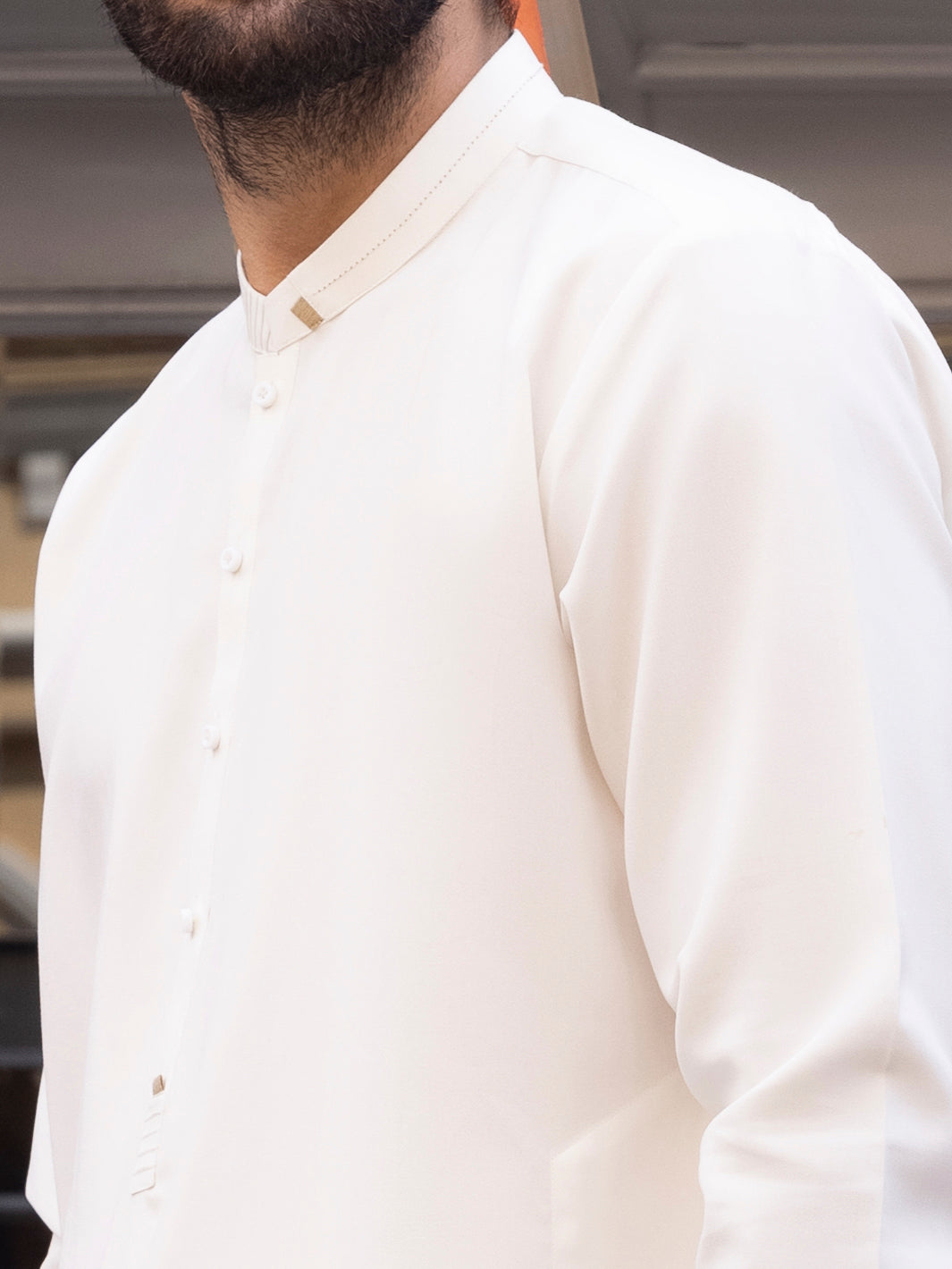 White Kurta Shalwar - AL-KS-2714