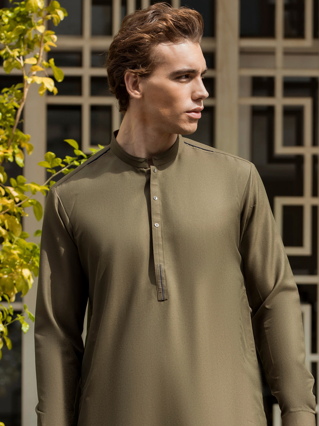 Green Kurta Shalwar - AL-KS-2715