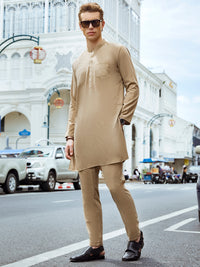 Beige Kurta Trouser - AL-KT-2720