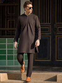 Brown Kurta Trouser - AL-KT-2721