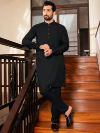 Black Kurta Trouser - AL-KT-2723