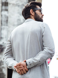 Light Grey Kurta Shalwar - AL-KS-2725