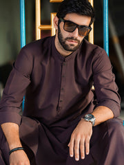 Burgundy Kurta Shalwar - AL-KS-2726