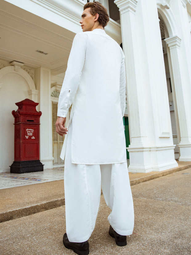 Off White Kurta Shalwar - AL-KS-2732