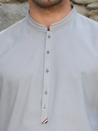 Light Grey Kameez Shalwar - AL-KS-2741
