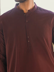 Maroon Kameez Shalwar - AL-KS-2742