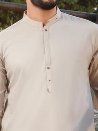 Beige Kameez Shalwar - AL-KS-2743B