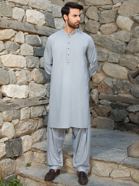 Light Blue Kameez Shalwar - AL-KS-2747