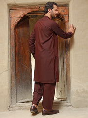 Maroon Kameez Shalwar - AL-KS-2756