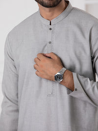 Grey Kurta Blended Trouser - AL-KT-2758