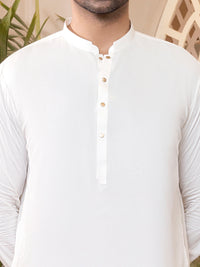 Off White Kurta Trouser - AL-KT-2759