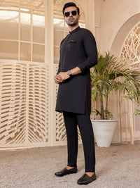 Black Kurta Trouser - AL-KT-2763