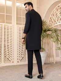 Black Kurta Trouser - AL-KT-2763