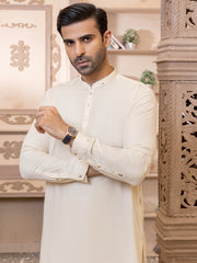 Cream Kameez Shalwar - AL-KS-2765