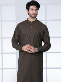 Green Blended Kameez Shalwar - AL-KS-2766
