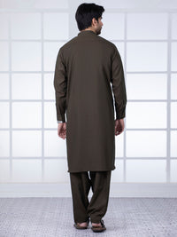 Green Blended Kameez Shalwar - AL-KS-2766