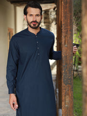 Navy Blue Kameez Shalwar - AL-KS-2768