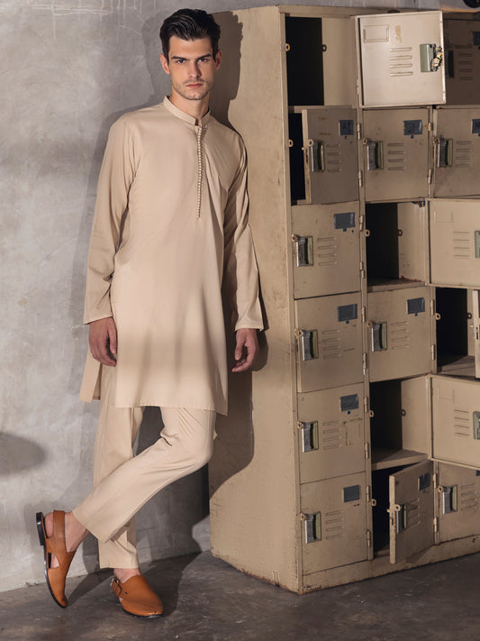 Sand Kurta Trouser - AL-KT-2670