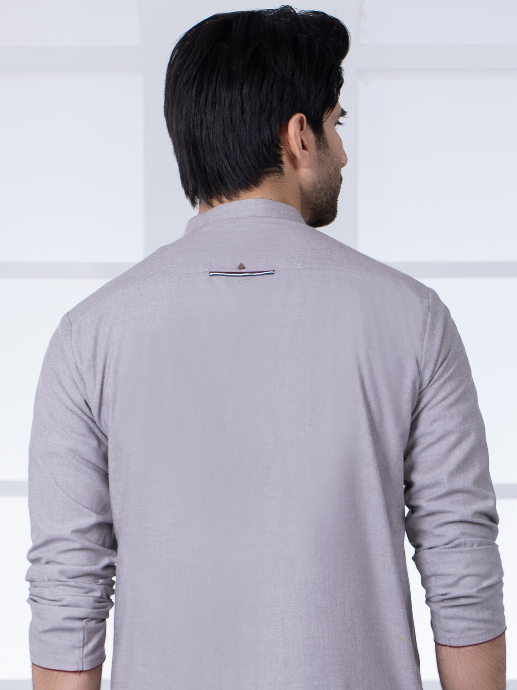 Light Brown Blended Kurta Trouser - AL-KT-2795