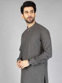 Grey Blended Kameez Shalwar - AL-KS-2855
