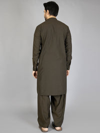 Green Blended Kameez Shalwar - AL-KS-2873