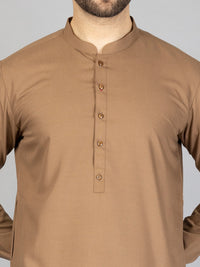 Camel Blended Kurta Trouser - AL-KT-2876