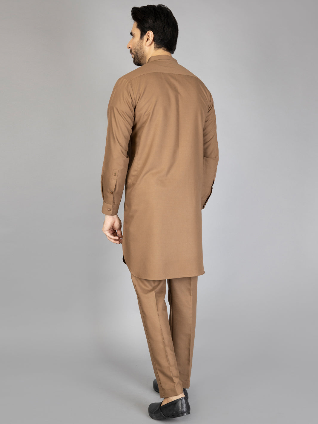 Camel Blended Kurta Trouser - AL-KT-2876