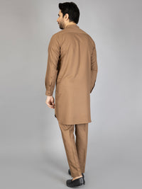 Camel Blended Kurta Trouser - AL-KT-2876