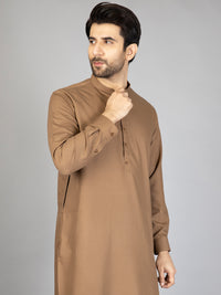 Camel Blended Kurta Trouser - AL-KT-2876