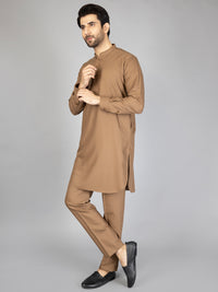 Camel Blended Kurta Trouser - AL-KT-2876