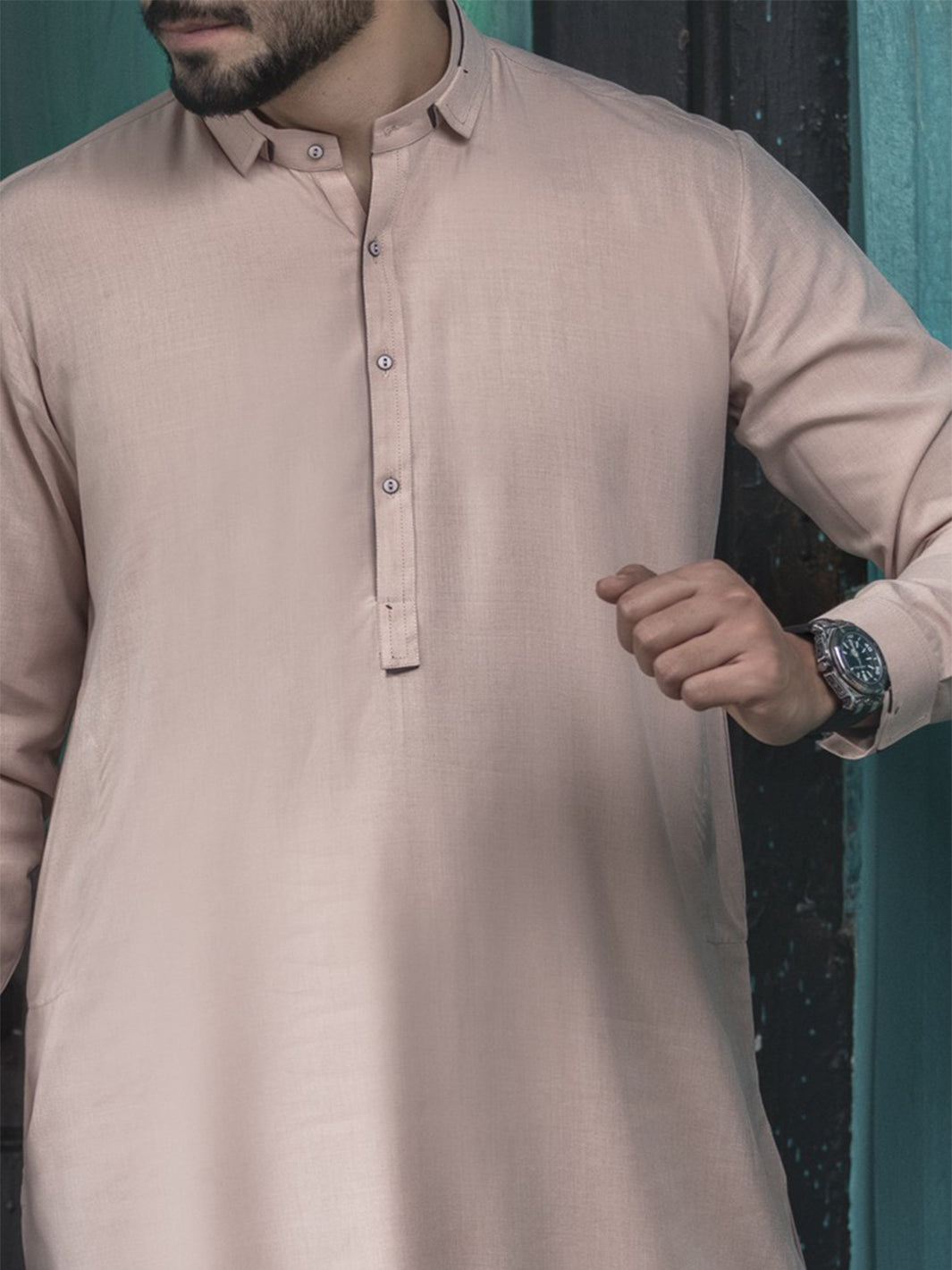Pink Cotton Kameez Shalwar - AL-KS-2244